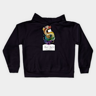 Book Wyrm (chromatic) Kids Hoodie